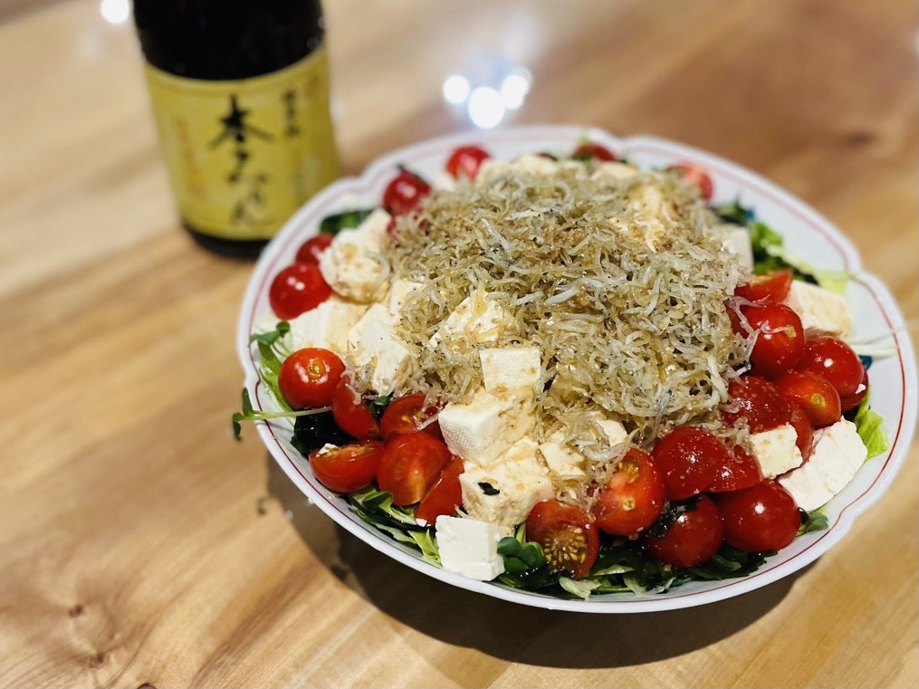 じゃこ豆腐のわかめサラダ 酒蔵が教える 酒 みりん 粕 麹のレシピやお役立ち情報サイト 白扇酒造