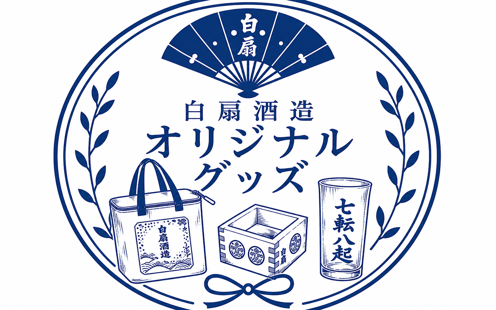 白扇酒造オリジナルグッズ
